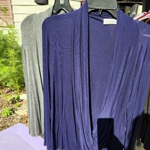 Long sleeve Nursing, open front twist cardigan, set of 2